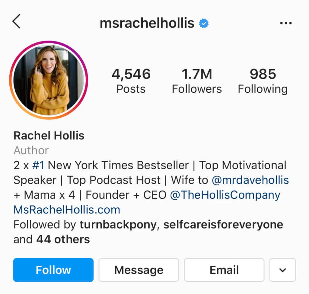 Instagram Bio Sample